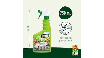 Insecticida sobre fondo blanco.