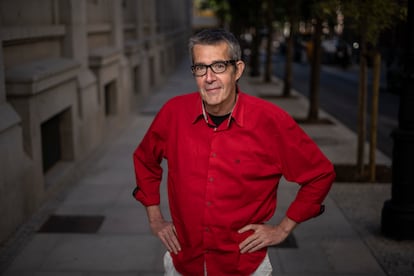 Máximo Pradera, en otro momento de la entrevista.