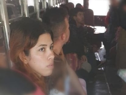 Algunos de los migrantes rescatados este miércoles en Tamaulipas, en una imagen compartida en redes sociales.