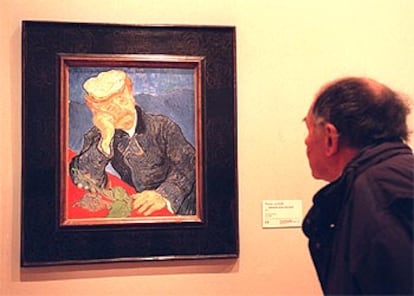 <i>Retrato del doctor Gachet,</i> de Van Gogh, en el Grand Palais de París.