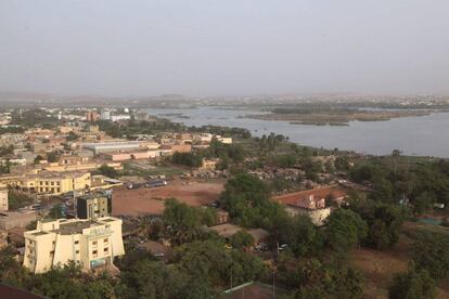 Distrito de N'golonina, frente al río Níger, en Bamako, capital de Mali.