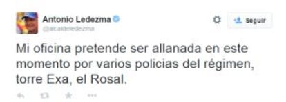 Twitter de @alcaldeledezma.