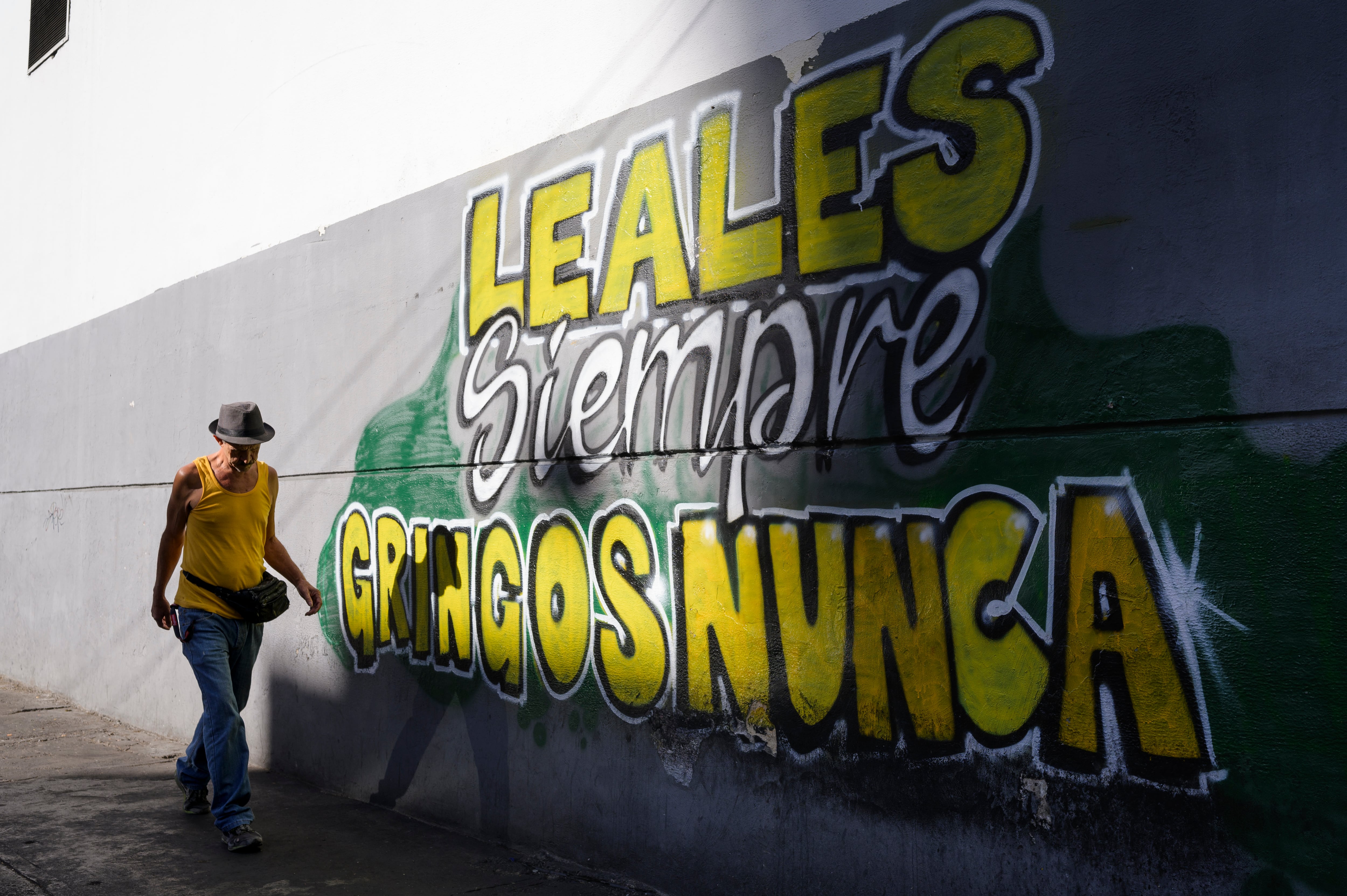 Calle de Caracas, el 22 de noviembre.