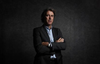 Gerard Tsobanian, este martes en el World Football Summit, en Madrid.