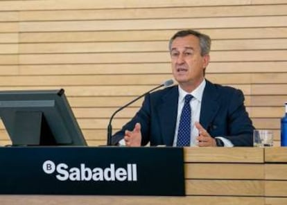 César González Bueno, consejero delegado de Banco Sabadell