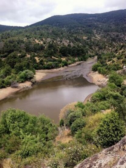 Filtraciones de lodos en el rio Cofio.