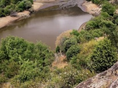 Filtraciones de lodos en el rio Cofio.