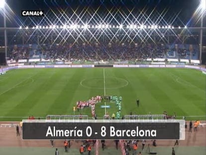 Almería 0 - Barcelona 8