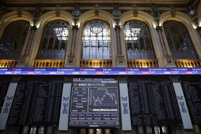 Bolsa de Madrid.