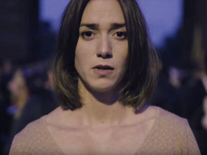 La actriz Anna Maruny protagonizó el vídeo 'Help Catalonia'.