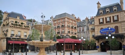 El nuevo barrio de Ratatouille, en el parque Walt Disney Studios, en Disneyland París.