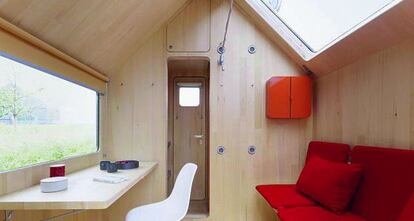 Interior de una tiny house