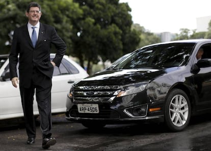 Joaquim Levy ao chegar no Ministério da Fazenda.