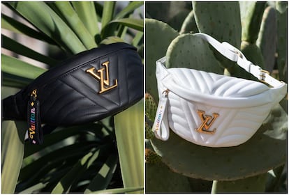 Las nuevas riñoneras New Wave, en piel acolchada de color negro o blanco nieve, harán las delicias de los millennials.