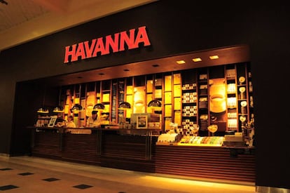 Un cafetería de Havanna en Buenos Aires.