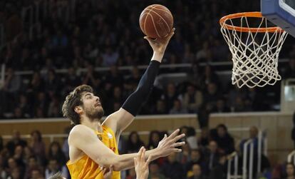 Tomic, en un partido ante el Andorra.