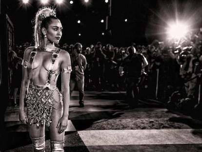 La cantante Miley Cyrus, en la alfombra roja de los Video Music Awards de MTV del pasado mes de agosto.&nbsp;