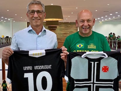 Alexandre Campello e Luciano Hang negociam patrocínio da Havan ao Vasco.