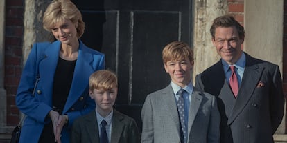 La familia de Diana de Gales al completo en la quinta temporada de ‘The Crown’.