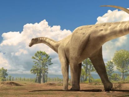 El titanosaure va habitar a la conca pirinenca fa 220.000 anys.