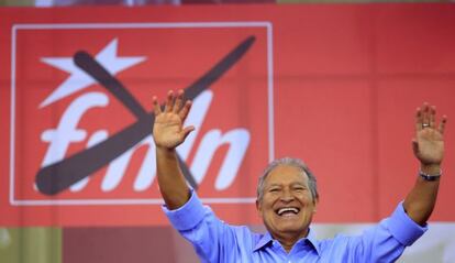 El candidato del FMLN, Salvador S&aacute;nchez Cer&eacute;n.