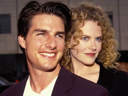 Nicole Kidman y Tom Cruise cuando eran pareja.