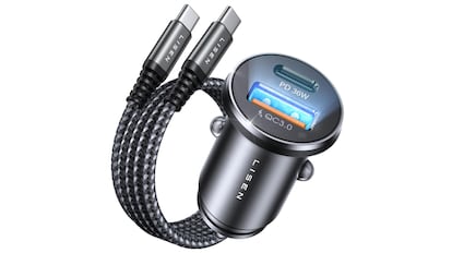 accesorios de conexión para el coche: cargador para dispositivos electrónicos.