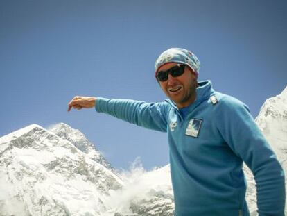 Pablo Díaz Munio, en el Himalaya.