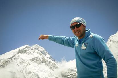 Pablo Díaz Munio, en el Himalaya.
