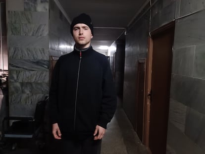 Bogdan, soldado de 21 años tratado en el Centro de Rehabilitación de Járkov.