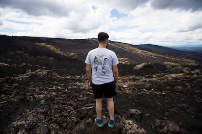 Los vecinos de estos municipios contemplan desolados la catástrofe medioambiental, económica y social que han padecido en Zamora. Fueron cuatro días de impotencia, miedo y frustración ante el avance salvaje del incendio forestal. La tarde del domingo y el lunes, con bajas temperaturas y lluvias, comenzó una nueva época para la sierra de la Culebra