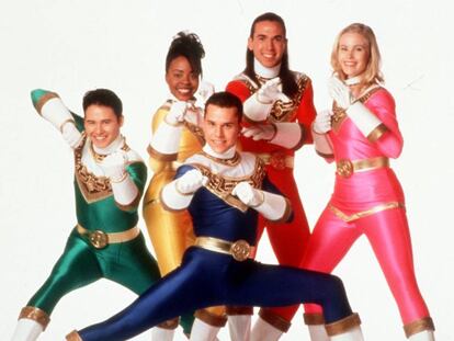 Protagonistas de la serie de televisiva 'Power Ranger'.