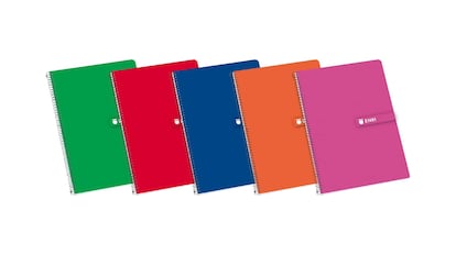 Pack de cinco libretas, de Enri.