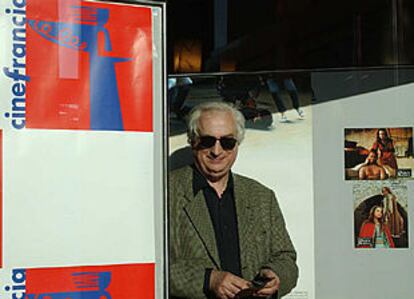 Bertrand Tavernier, en Zaragoza.