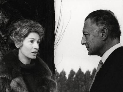 Marella y Gianni Agnelli en Tur&iacute;n, en el a&ntilde;o 1968. 