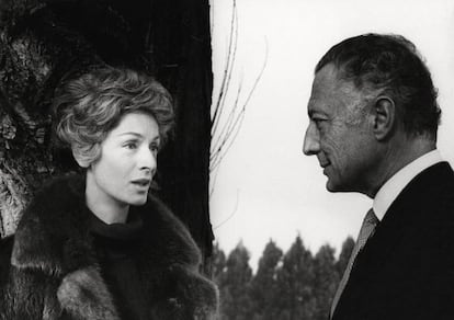 Marella y Gianni Agnelli en Turín, en el año 1968.