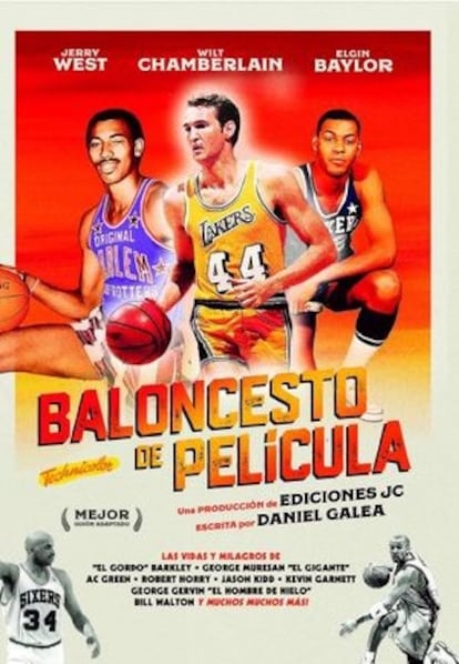 Portada del libro 'Baloncesto de película', de Daniel Galea.