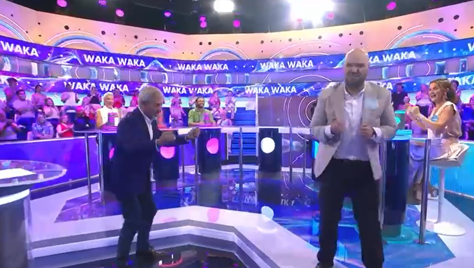 El aspecto del plató de 'Rueda la letra', en una captura de su primera promo.