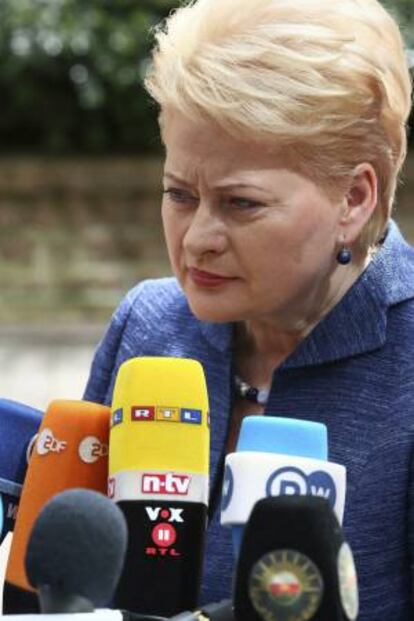 La presidenta de Lituania, Dalia Grybauskaite. EFE/Archivo