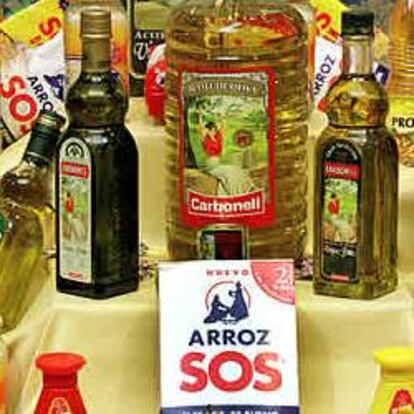 Marcas y productos comercializados por el grupo Sos