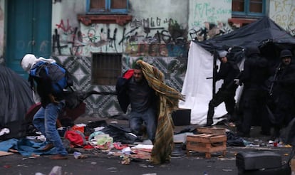 Policiais fizeram uma megaoperação na região da Cracolândia, em São Paulo, no domingo passado.