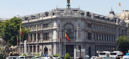 Fachada del Banco de Espa&ntilde;a