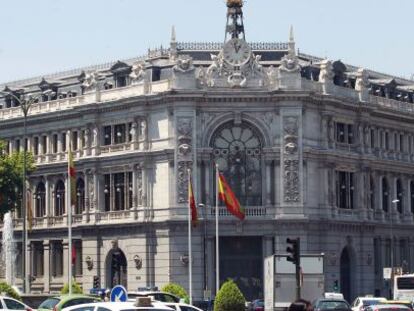 Fachada del Banco de Espa&ntilde;a