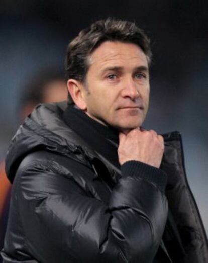 El entrenador de la Real, Philippe Montanier.