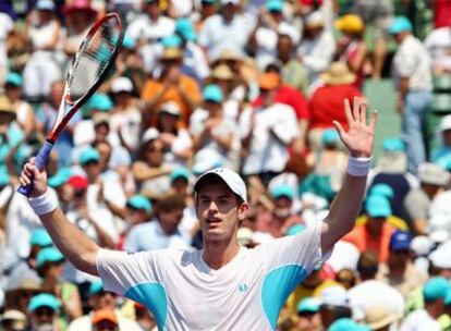 Murray celebra su triunfo en Miami.