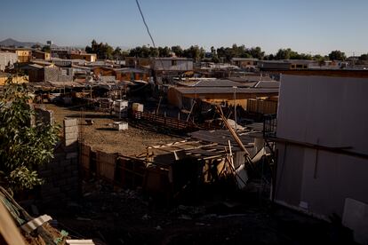 La toma de terreno Nuevo Amanecer de Cerrillos, en Santiago de Chile, donde viven más de 2.000 familias y cerca de 10.000 personas.