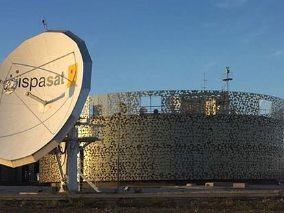 Instalaciones de Hispasat.