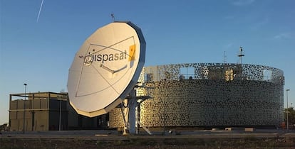 Instalaciones de Hispasat.