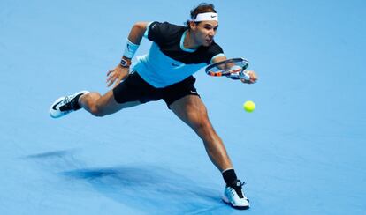 Nadal, durante el partido contra Ferrer.