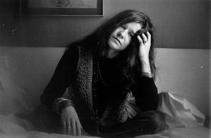 Janis Joplin en Londres, en 1969.